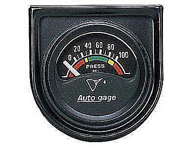Auto meter 2354 autogage oil pressure gauge 0-100 psi 1-1/2&#034; electrical