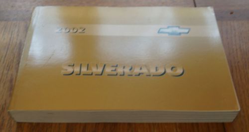 2002 chevy silverado truck owners manual book