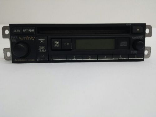 Radio equipment am-fm-cd with infinity 02 03 mitsubishi montero p/n mr587387