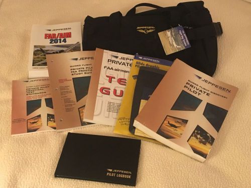 Jeppesen private pilot with bag cessna model 172 manual and more