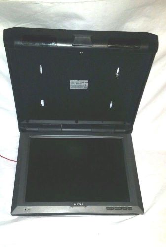Nesa vision nscm-1500 15.1&#034; tft-lcd overhead flip-down ceiling monitor untested