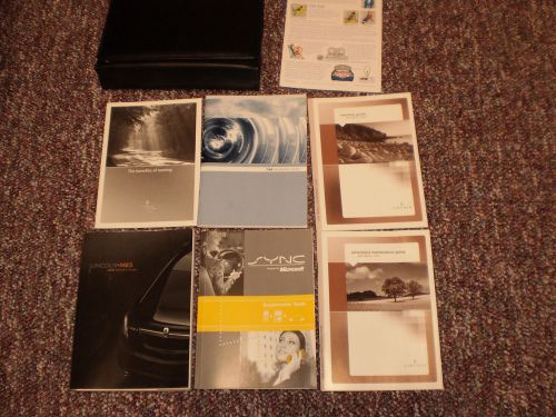 2009 lincoln mks complete owners manual books sync guide case all models