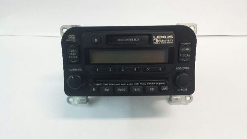 Am/fm radio cd cassette player nakamichi 99 00 01 lexus lx470 p/n: 86120 60380