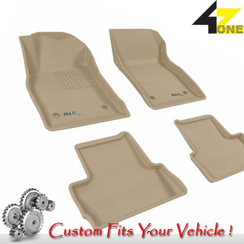 3d fits 2013-2015 buick verano g3ac72919 tan carpet front and rear car parts for
