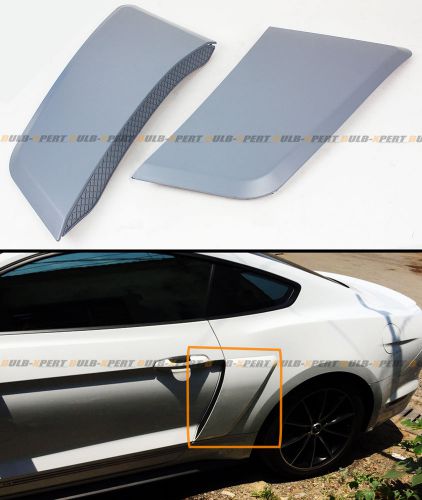 For 2015-2017 ford mustang gt style rear fender penal door side scoops vents