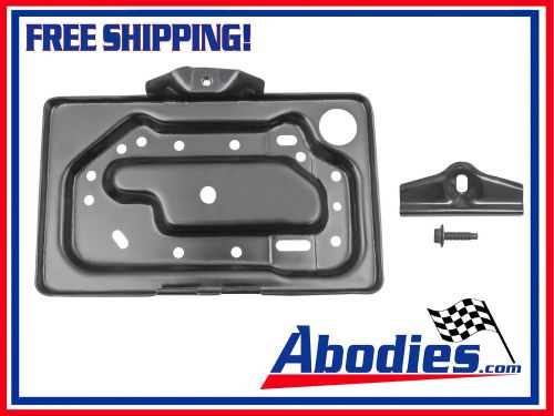 1968-1972 oldsmobile cutlass 442 battery tray &amp; retainer kit 400 455 v8 only