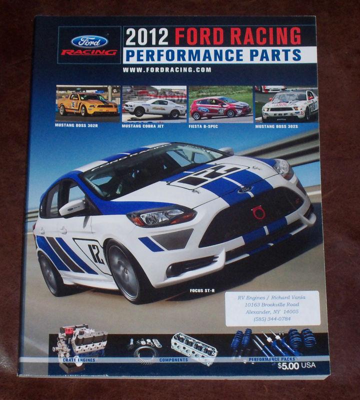 2012 ford motorsport svo performance equipment catalog- excellent!!