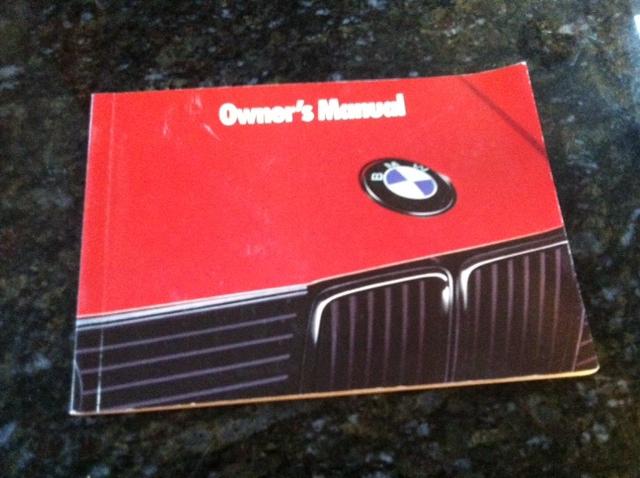 Bmw 1989 325i/convertible, 325is, 325ix owner's manual