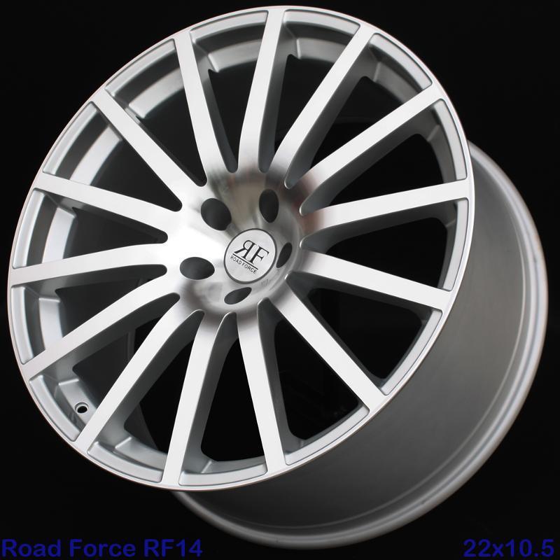 22" road force rf-14 wheels bmw f01 f13 f63 ls460 2010 2011 2012 2013 camaro cts