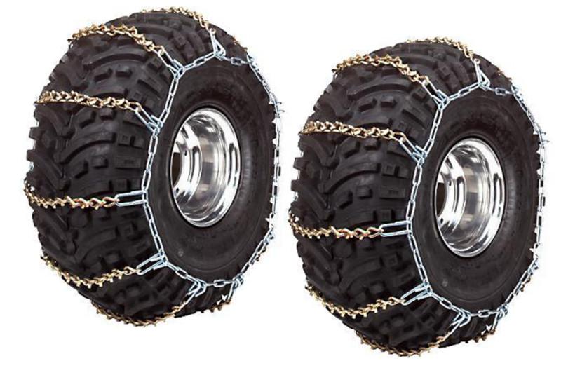 Atv tire chains by raider - v-bar - ice snow - 56"x16" size - pair