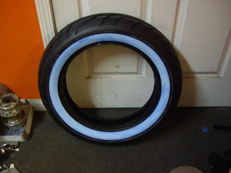 New avon cobra 130/90b16 (mt90b16) wide white wall rear tire cheap mt90-16 