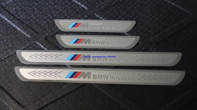 New sport door sill scuff plate for bmw x1 e84 x3 f25 x5 e70 x6 e71 ultra thin