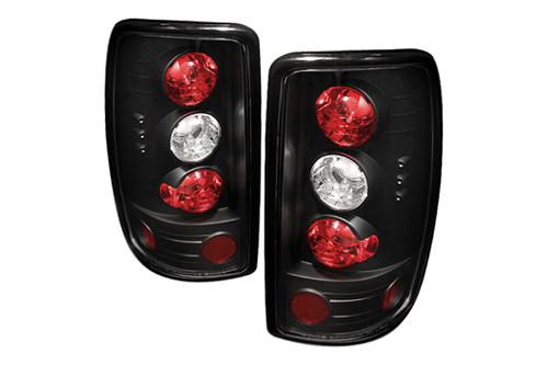 Spyder cd00bd - 00-06 gmc yukon black euro tail lights rear stop lamps