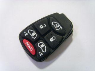 Dodge remote keyless entry fob pad 6 buttons