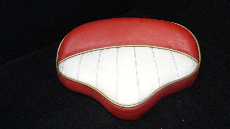 Used red/gold/white tide craft butt seat ( stock #bs-05) fishing butt seat   