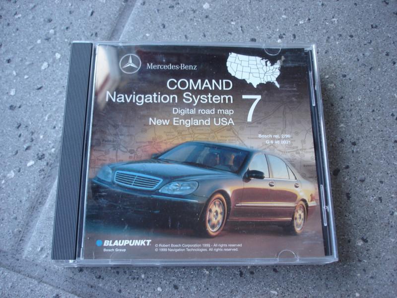 Mercedes benz navigation comand data disk 1999 blaupunkt new england disk 7