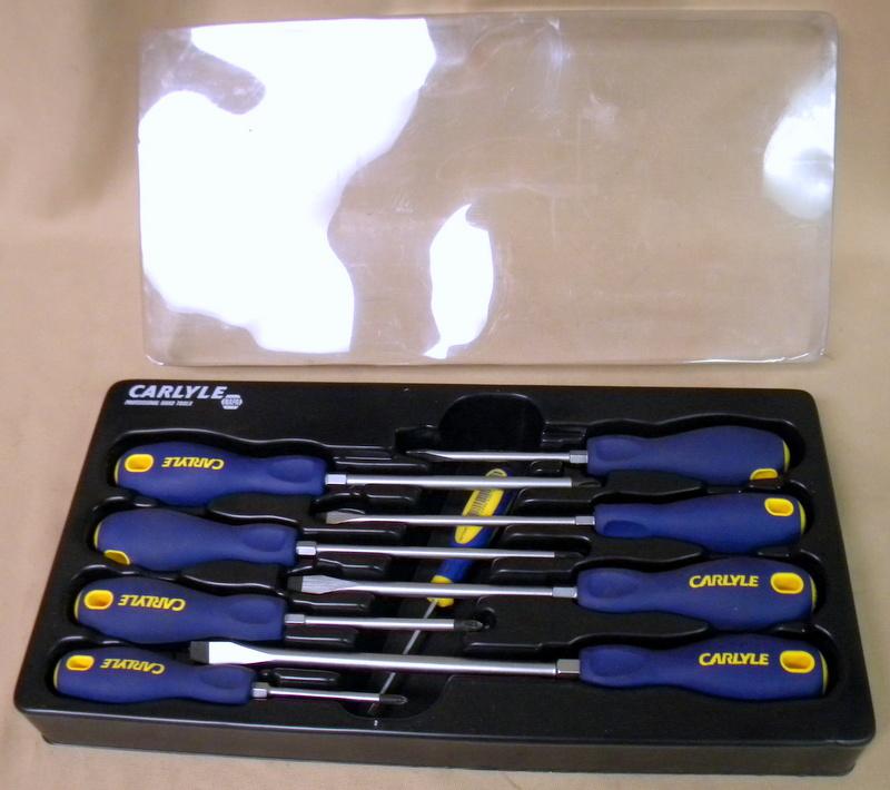 .:carlyle professional hand tools by napa 8 pc. combination screwdriver set