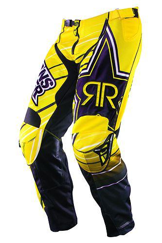 Answer 2013 rockstar vented motocross off road pants yellow black size 30