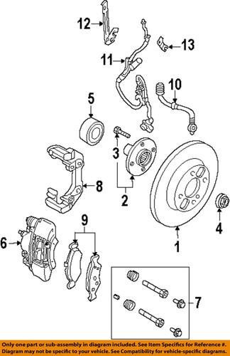 Ford oem as4z-1125-a front brake rotor/disc/disc brake rotor