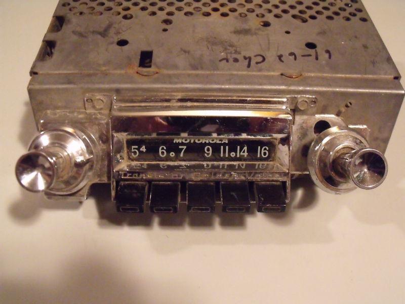 Vintage old antique motorola radio for 1961 1962 chevrolet