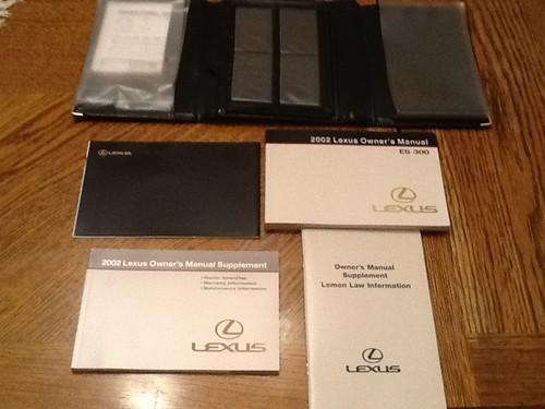 Lexus toyota car owners manuals accessories parts books classic automobiles