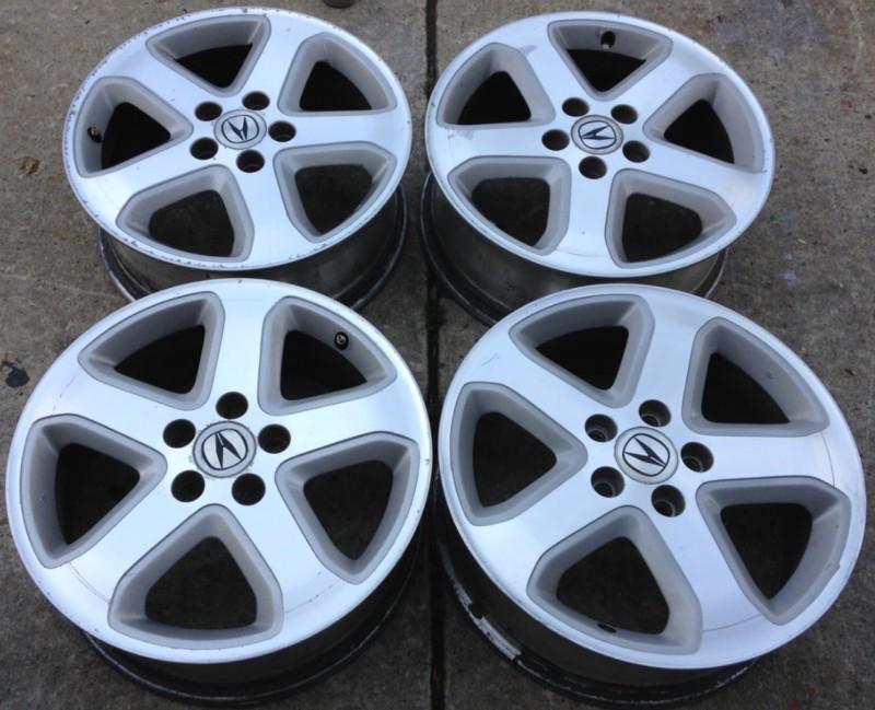 Nice set of 4 acura tl honda accord 17" factory oem wheels rims nice