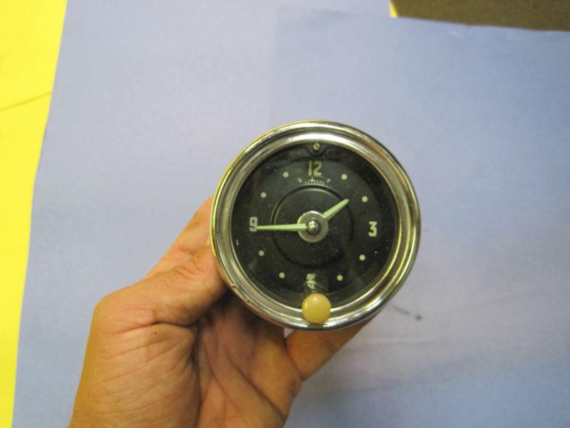 1951-52 chevy deluxe dash dashboard clock rare scat hot rod rat rod pontiac v8