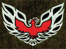 1982-1984 pontiac firebird floor mats 4 pc red phoenix - auto custom carpet(acc)