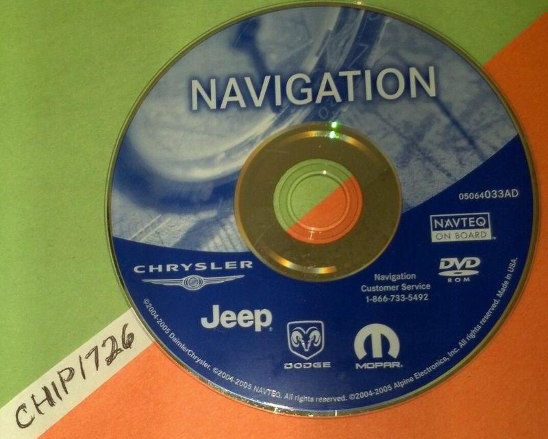033ad navigation dvd dodge magnum charger ram 1500 caravan 2004 2005 2006 2007