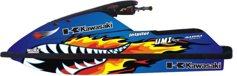 Kawasaki 750 sx sxi 800 sx-r decal sticker graphics