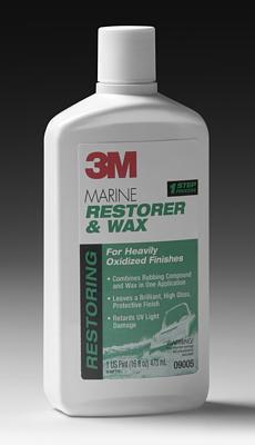 3m marine restorer and wax 16 oz. bottle