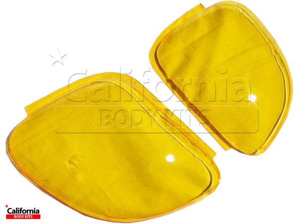 Cbk plastic cwes headlight lenses yellow mazda rx-7 fd3s 93-97 ships from us