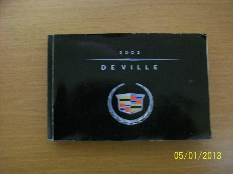 2002 cadillac deville    owners manual