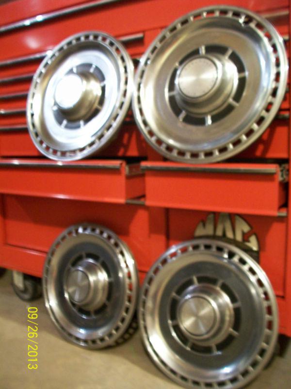 1969 chevrolet chevelle hubcaps wheel covers factory 69 nova #3030 set of 4 nice