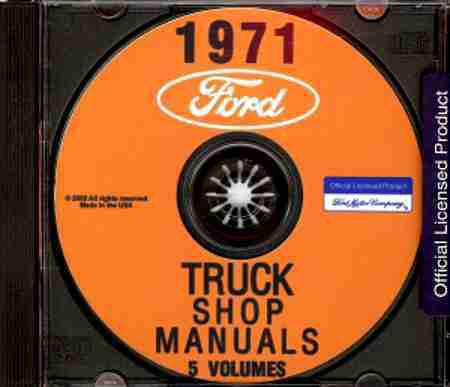 1971 ford repair shop manual cd e100 e250 e350 econoline  window club cargo 