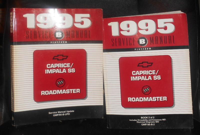 1995 caprice impala ss roadmaster service manual 2 vol 
