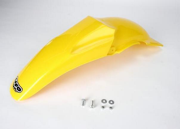 Ufo plastics rear fender yellow for suzuki rm 125 250 96-00