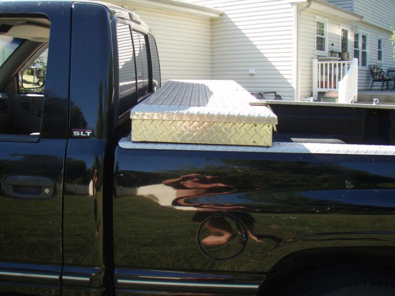 Bed tool box for a full-size pick-up