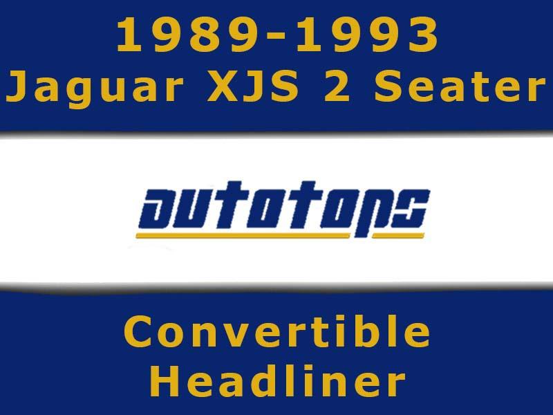 1989-1993 jaguar xjs convertible top headliner head liner