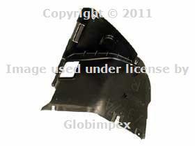 Bmw e46 fender liner right front (front section) genuine + 1 year warranty