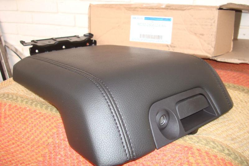 2011-2013 ford f250 f350 center console armrest lid cover ,leather>>new in box<<