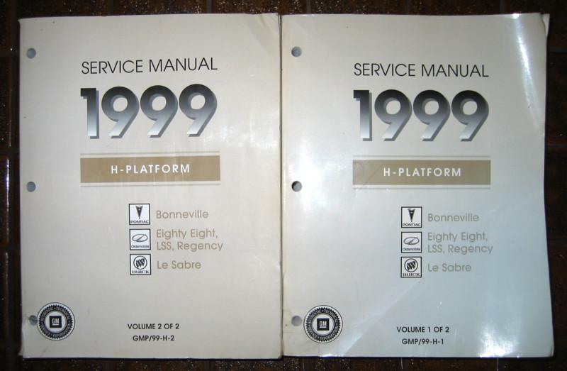 Service manual 1999 bonneville, eighty eight, lss, regency, le sabre h-platform