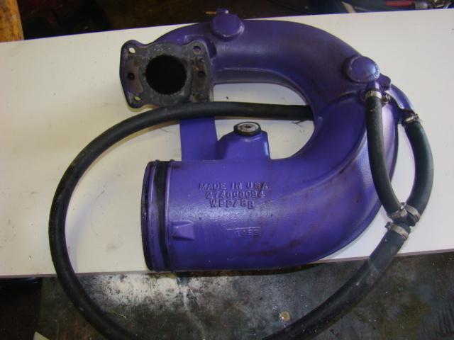 Sea doo seadoo 657 650 oem exhaust pipe  purple  274000094