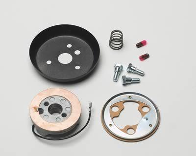 Grant products steering wheel installation kit matte black aluminum ford