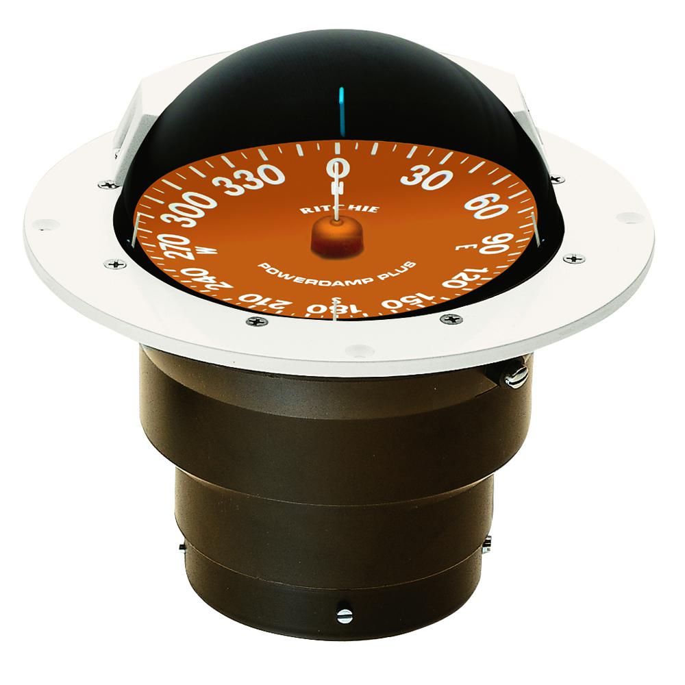 Ritchie ss-5000w supersport compass - flush mount - white ss-5000w