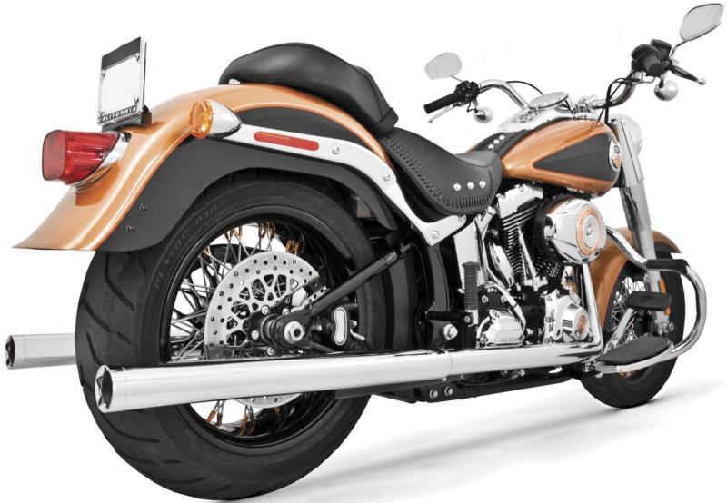 Freedom performance star end cap true dual exhaust system - chrome  hd00084