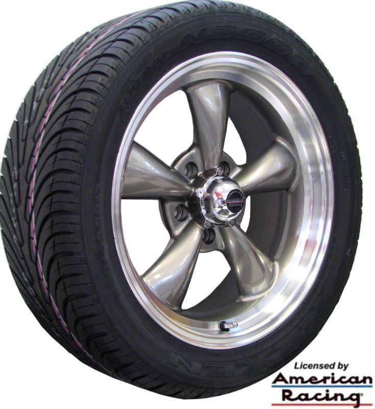 17x7/17x9 gray wheels rims & nexen tires pontiac lemans 1968 1969 1970 1971 1972