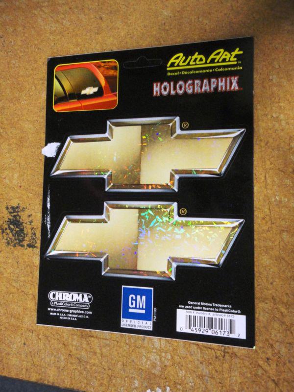 Chroma chevy holographix decal sticker 6 x 8 free shipping 