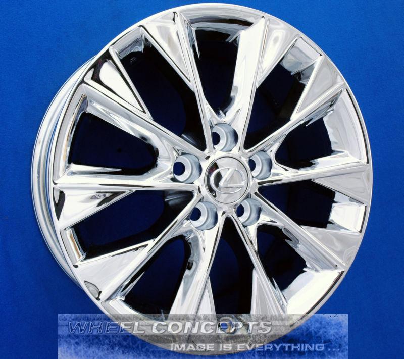 Lexus es300h 17 inch chrome wheel rim exchange es350 es 350 300h 300 h '13-14 