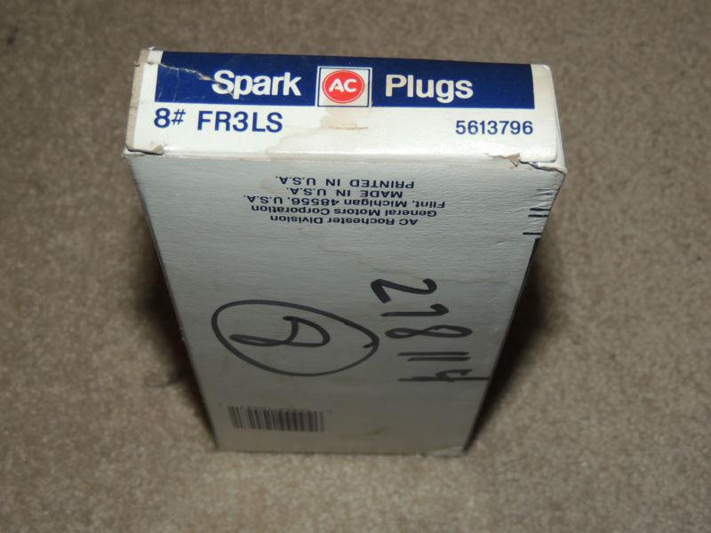 Genuine acdelco fr3ls ( # 5613796) spark plugs - set of (8) eight - brand new